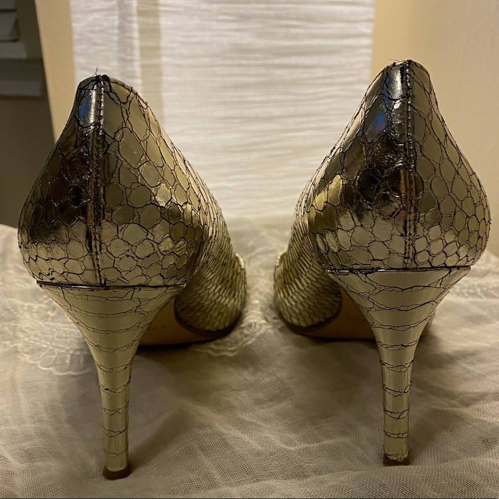 Kate Spade Gold Pumps